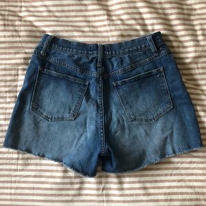 Madewell denim cut off shorts